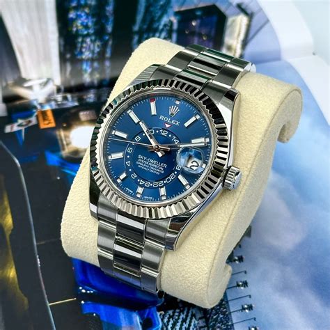 rolex sky dweller blue chrono24|rolex sky dweller 2020 for sale.